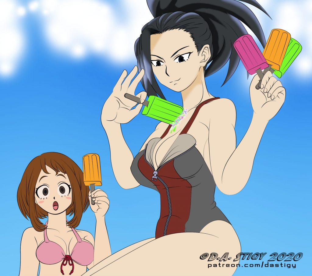 HeroAca popsicles