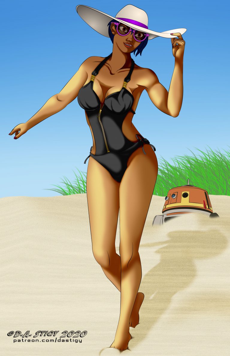 Sabine on the Beach!