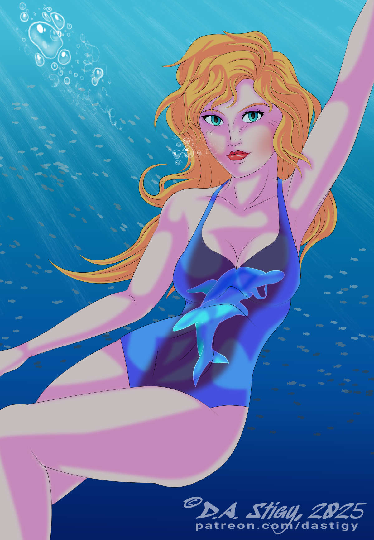 Legionnaire-requested character Galadria of the Spectral Knights.