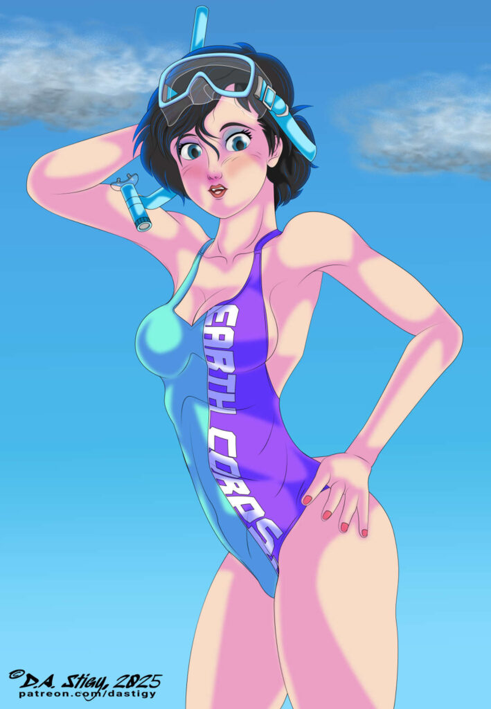 Industrialist and philanthropist Sandra Shore, taking a break from saving the world to enjoy it.