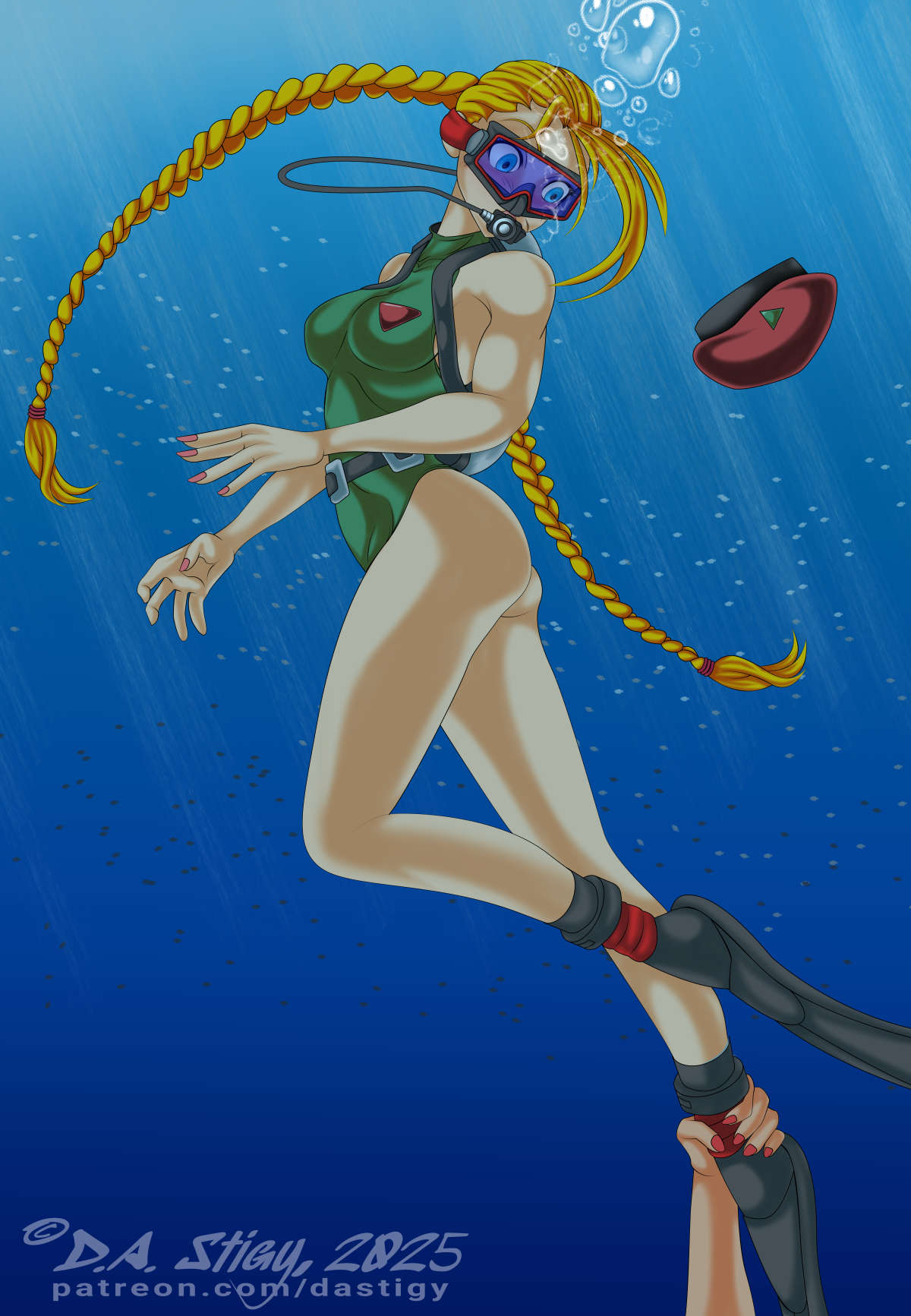 Decorative Image. Winner of the 2025 Queen of the Fictional Sea tournament, Cammy of Street Fighter!