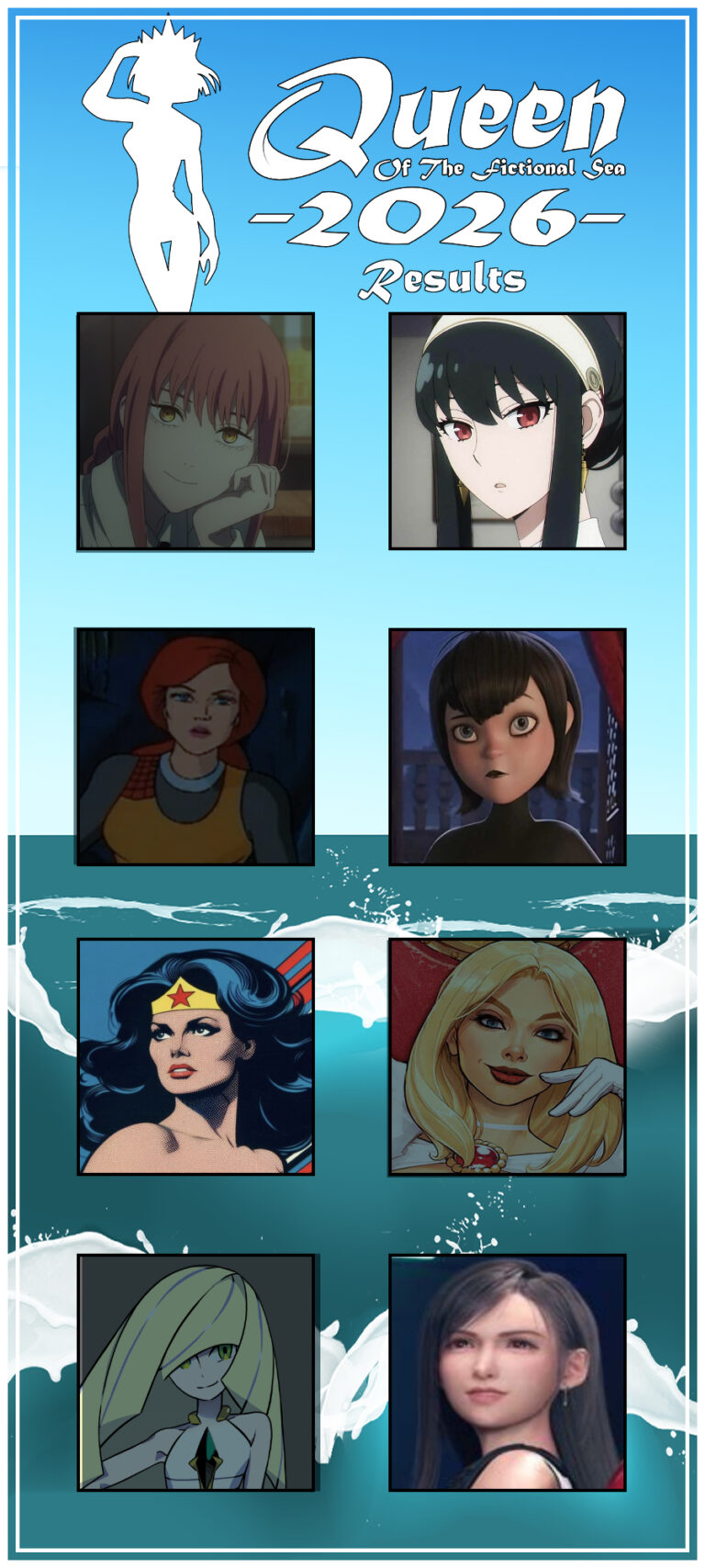 Queen of the Fictional Sea: Day 4 Results