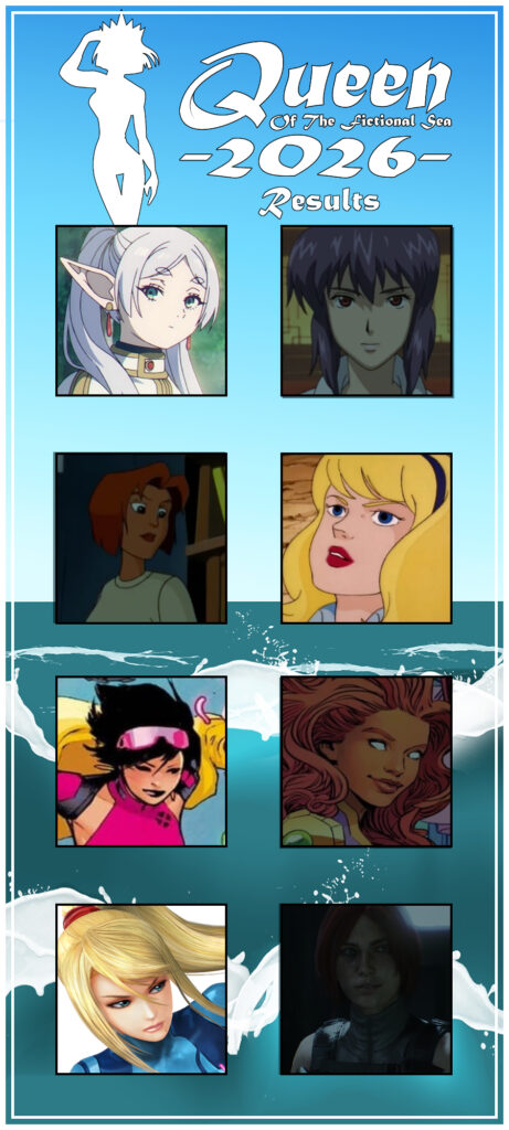 Winnners: Frieren, Carly Witiwcky, Jubilee, and Samus.